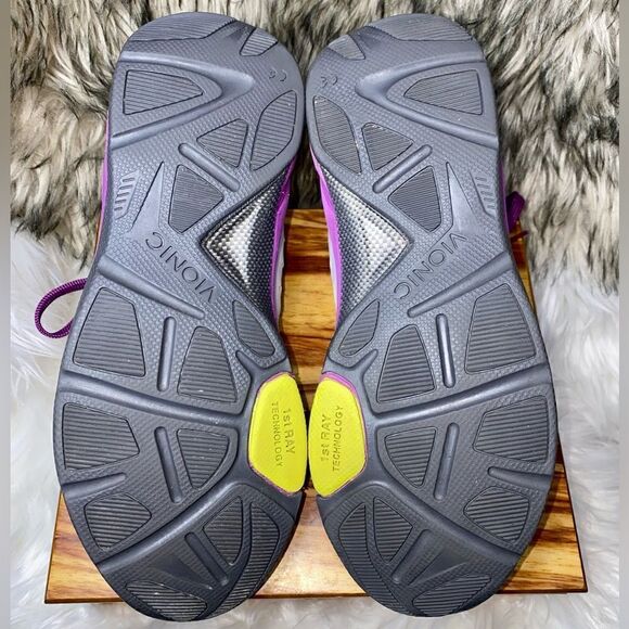 Vionic  Venture Womens Sneakers Size 8.5/39.5EU Purple Grey Lace Up Shoee - Picture 6 of 9